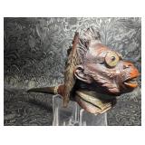 Rare Nacy France Caricature Smoking Pipe