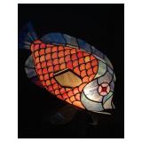 ART DECO TIFFANY STYLE FISH LAMP
