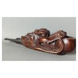 Vintage Carved Asian Dragon Face Briar Estate