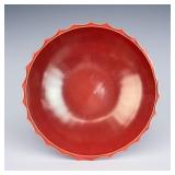 Decorative Modern Red Bowl