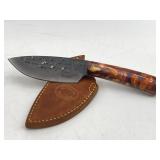 MICHAEL WALKER HUNTING KNIFE W/ SHEATH
