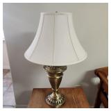 Brass Colored Table Lamp