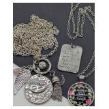 COURAGE NECKLACES COURAGE, BE BRAVE, JOY IN THE