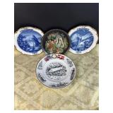 LE Dresden West Germany Christmas Plates w/