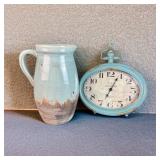 Country French Style Decor Working Clock w/