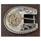 Texas Rangers Mark Smith Belt Buckle Western
