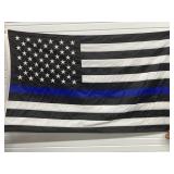 THIN BLUE LINE AMERICAN FLAG 3 FT. X 5 FT. ON