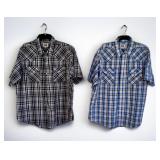 2 Menï¿½s Ely Cattleman Western Summer Shirts XL/