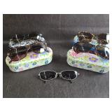 Basket of Brighton Sunglasses and Cases