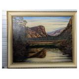 Large Original Painting On Canvas, Landscape,