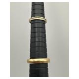 10K Yellow Gold Band Rings 4.5g & 1.2g