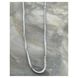 14K White Gold 18' Chain Signed AV 1.2g