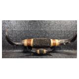 Double Stack Mounted Cattle Horns