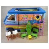 1970ï¿½s Barbie Topless Beach Bus & Accessories