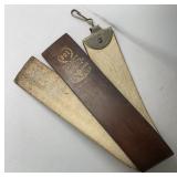 Razor Strop Dual Leather Linen Vintage Strap