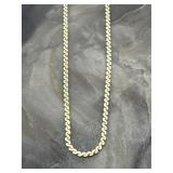 14K Balestra Yellow Gold 585 Italy Necklace 1.8g