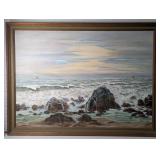 Large Original Painting On Canvas, Landscape,