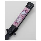 9' HELLO KITTY TACTICAL FOLDING KNIFE