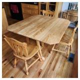 Cushman Maple Sculptural Table MCM Birdseye