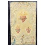 Antique Religious Art 1919 Offset Litho , Corpus