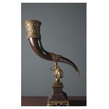 Castilian Ornamental Porcelain & Brass Elephant