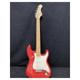 RED TORCH ELECTRIC GUITAR TESTED & WORKS WELL