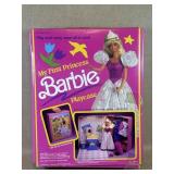 1990 My First Princess Barbie Playcase NIB