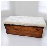 Vtg Pine Chest Needs TLC