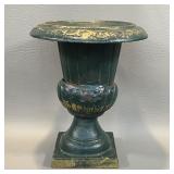 Vintage Cast Iron Planter / Garden Urn