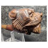Vintage Hand Made Figural Smoking Pipe