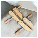 Pair of 8ï¿½ï¿½ Wood Clamps