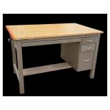 Lg Hamilton Drafting Table w/ Maple Top