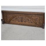 Antique Quarter-Sawn Oak Wood Panel