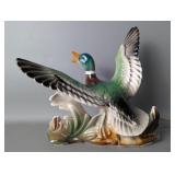 Mid Century MCM Mallard Duck Ceramic Lamp