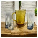 VTG Pitcher w/ Modern Glasses