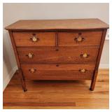 Antique Solid Oak Dresser