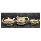 Antique Royal Doulton Deadwood Crackle Art