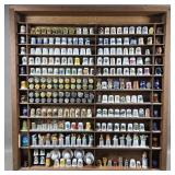 Large Collection of Thimbles in a Display Box