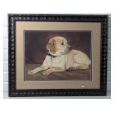 Framed Original Art, Pastel Painting, Signed