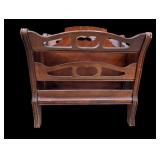 Vintage Double Sided Magazine Rack