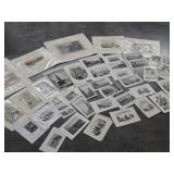 Lg Lot of Antique Etchings & Prints fr England