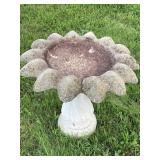 CONCRETE BIRD FOUNTAIN