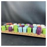 Metal Tray w/ Scented Votive Candles Some