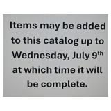 Catalog Notice