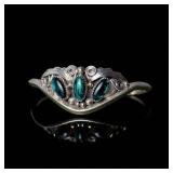 Navajo Artist Justin Morris, Paua Abalone Shell &