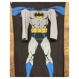 BATMAN SNUGGIE STYLE FLEECE BLANKET W/ ARMS,