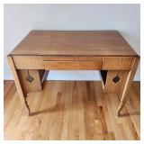 Antique Quartersaen Oak Desk