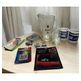 Michelob Pitcher/ Orange County Chopper Cups ++