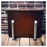 VTG Wood Hot Coal Box w/ Tin Box LinerDoes Show