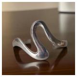 Vintage Mexico Cuff Bracelet Sterling Silver 925